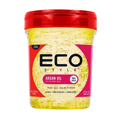 ECO STYLE Anti-Frizz Gel Argan Oil - 32 fl oz