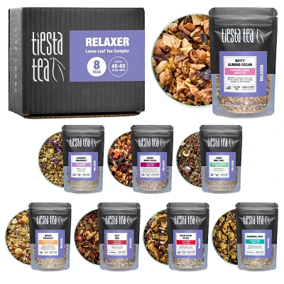 Tiesta Tea Relaxer Sampler, Loose Leaf Tea - 6ct