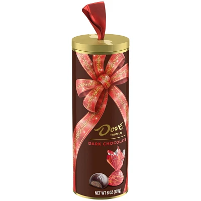 Dove Christmas Dark Chocolate Truffle Tube - 6oz