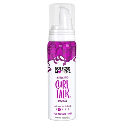 Not Your Mothers Mini Curl Talk Activating Mousse - Lightweight Hold for Curly Hair