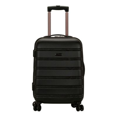 Rockland Melbourne Expandable Hardside Carry On Spinner Suitcase