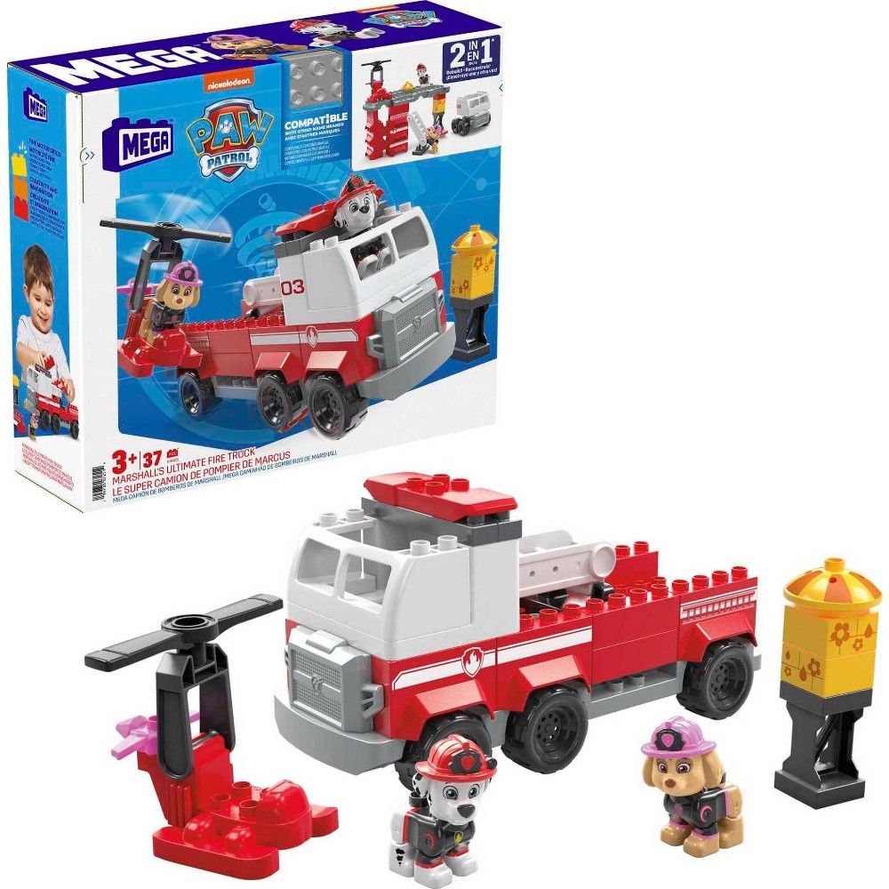 Paw Patrol: The Mighty Movie Marshall Fire Truck : Target