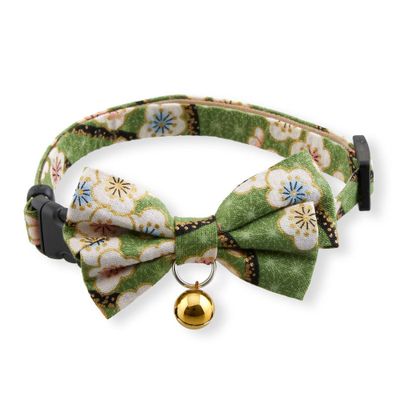 Necoichi Hanami Bow Tie Cat Collar