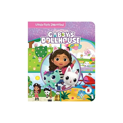 DreamWorks Gabbys Dollhouse: Little First Look and Find - by Pi Kids (Board Book)