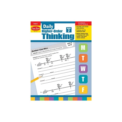 Daily Higher-Order Thinking, Grade 2 Teacher Edition - by Evan-Moor Educational Publishers (Paperback)