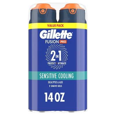 Gillette PRO Mens Sensitive Shaving Gel - Fresh Scent