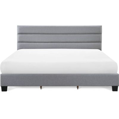 Hudson Upholstered Bed Gray