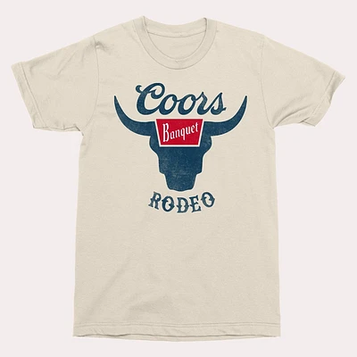 Mens Coors hort leeve Graphic T-hirt - Beige