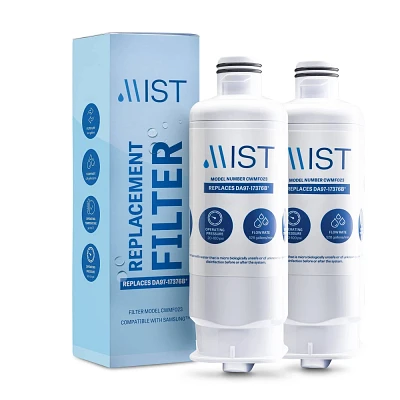 Mist Samsung DA97-17376B Compatible with DA97-08006C, HAF-QIN, HAF-QIN/EXP Refrigerator Water Filter (2pk)