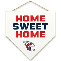 MLB Cleveland Guardians Home Sweet Home Hanging Wood Wall Decor