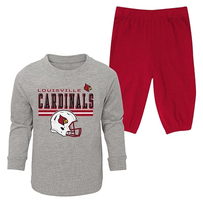 NCAA Louisville Cardinals Toddler Boys 2pc Long Sleeve T-Shirt & Pants Set