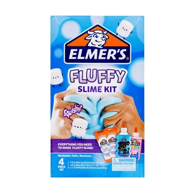 Elmers 4pc Fluffy Slime Kit