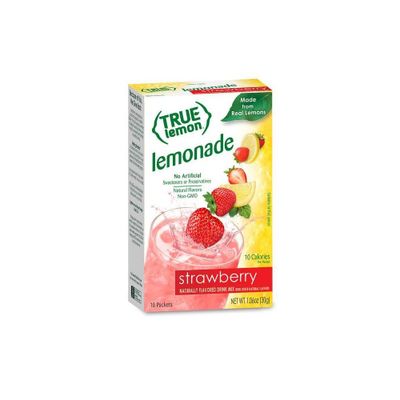True Lemon Strawberry Lemonade Sticks - 10pk/0.106oz