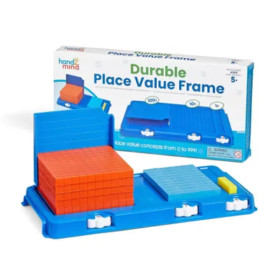 Hand2Mind Durable Place Value Frame