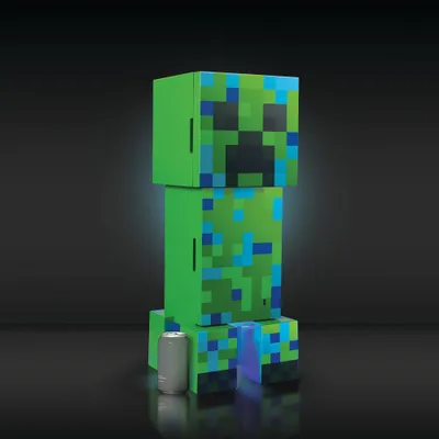 Minecraft Charged Creeper Figural Mini Fridge