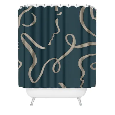 Lost in Translation Shower Curtain by Kaitlin Hubert - society6