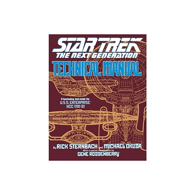 Technical Manual - (Star Trek: The Next Generation) by Mike Okuda & Michael Okuda (Paperback)