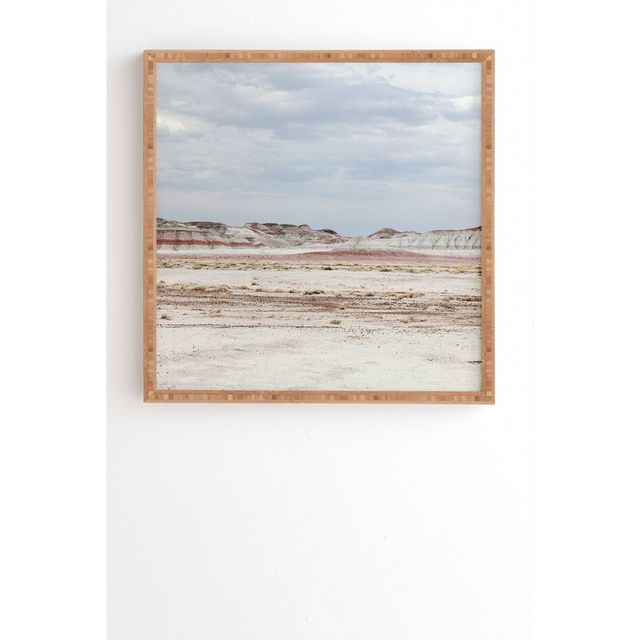 Catherine McDonald Painted Desert Framed Wall Art - Deny Designs: Modern Bamboo Frame, Landscape Photo