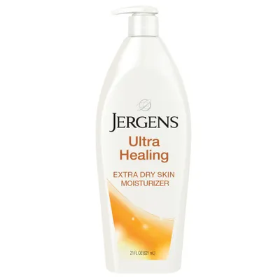 Jergens Ultra Healing Hand and Body Lotion, Dry Skin Moisturizer with Vitamins C, E, and B5 Scented - 21 fl oz