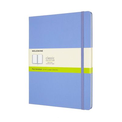 Moleskine Blank Notebook XL Hard Cover Hydrangea Blue