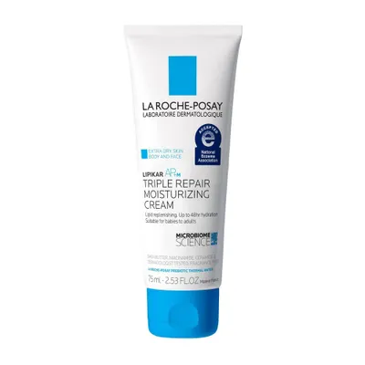 La Roche Posay Lipikar AP+M Triple Repair Body Moisturizing Cream Body and Face Moisturizer for Dry Skin with Shea Butter and Glycerin