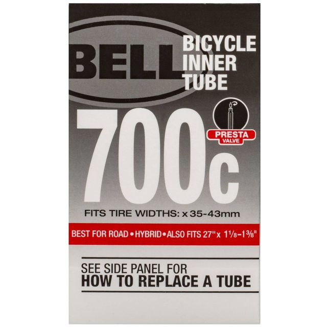 Bell 700c Standard Bike Inner Tube - Black