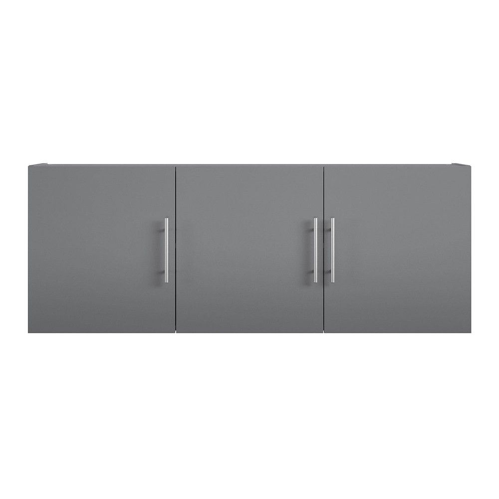 Camberly Graphite Gray Wall Cabinet with Hanging Rod