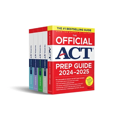 The Official ACT Prep & Subject Guides 2024-2025 Complete Set - (Paperback)