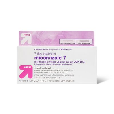 Miconazole Vaginal Antifungal Cream 7 day Treatment - 1.5oz - up&up