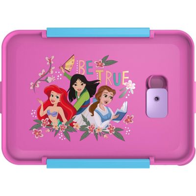 Disney Princess Plastic 3-Section Seal Food Storage Container - Zak Designs