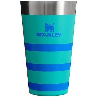 Stanley 16 oz Stainless Steel Stacking Pint Aquamarine Striped