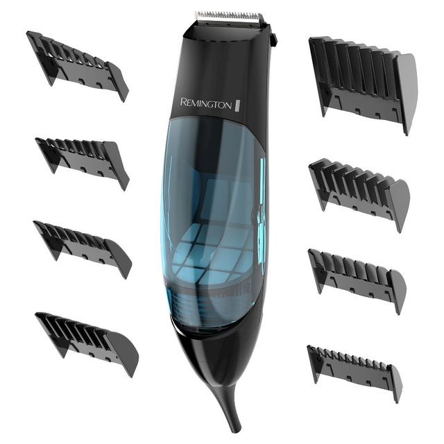 Remington Mens Corded Electric Hair Clipper Kit with Vacuum - HKVAC2000A