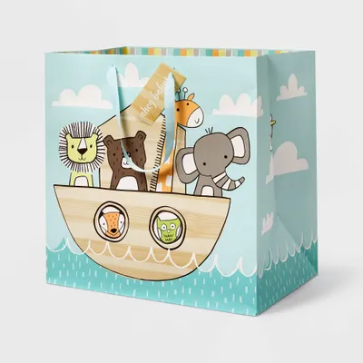 Large Animals in Ark Baby Shower Gift Bag - Spritz