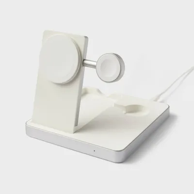 3 in 1 Charger for iPhone Watch and Apple AirPods - heyday White