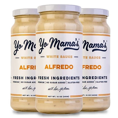 Yo Mamas Classic Alfredo Sauce - 3ct / 48oz