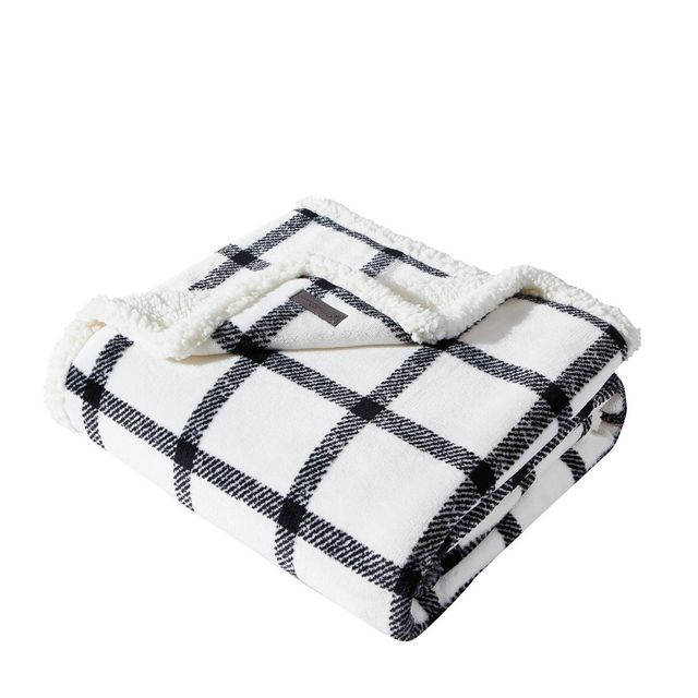 50x60 Bunkhouse Plaid Reversible Throw Blanket