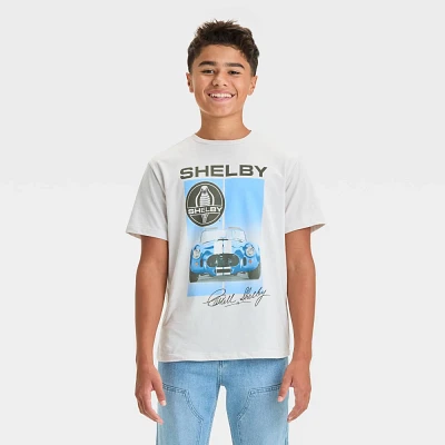 Boys hort leeve helby Muscle Car Graphic T-hirt - art class Gray