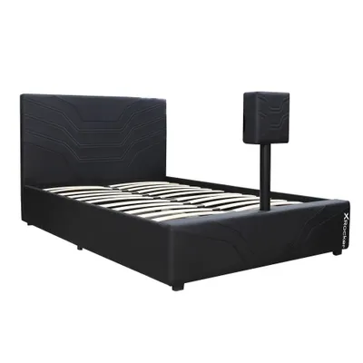 Oracle Gaming Bed with TV Mount For TVs up to 32 Black