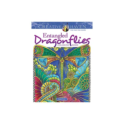 Creative Haven Entangled Dragonflies Coloring Book - (Adult Coloring Books: Insects) by Angela Porter (Paperback)