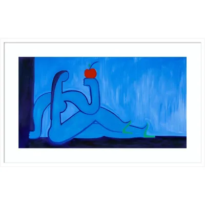 41 x 26 Eve and The Apple by Cristina Rodriguez - Amanti Art: Giclee Print, Modern Decor