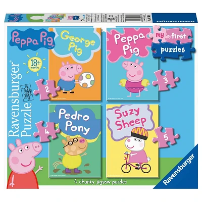 Ravensburger Peppa Pig My First Puzzle Set 4pk