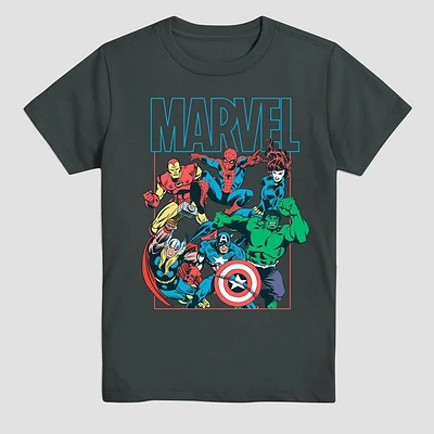 Boys Marvel Short Sleeve Graphic T-Shirt