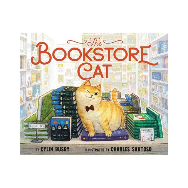 The Bookstore Cat - by Cylin Busby (Hardcover)