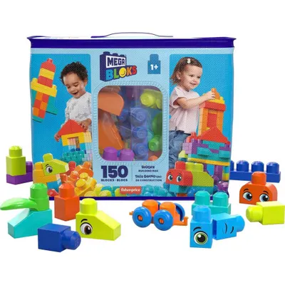 MEGA BLOKS Bigger Building Bag - 150pcs