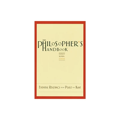 The Philosophers Handbook - Large Print by Stanley Rosen (Paperback)