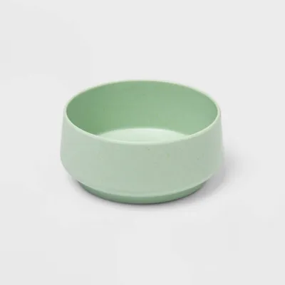 Bamboo Melamine Dog Bowl - Green