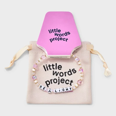 Little Words Project Be A Light Beaded Bracelet