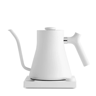 Fellow 0.9L Stagg EKG Electric Kettle Matte White: Stainless Steel, 1200W, 4.6 lbs, 9.5 Width, 9 Height