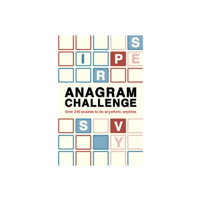 Anagram Challenge - (Puzzle Challenge) by Roland Hall (Paperback)