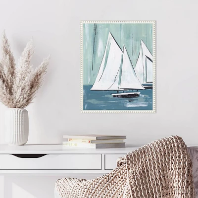 Amanti Art 16x20 Sailing Winds I by Melissa Wang Framed Canvas Wall Art Print